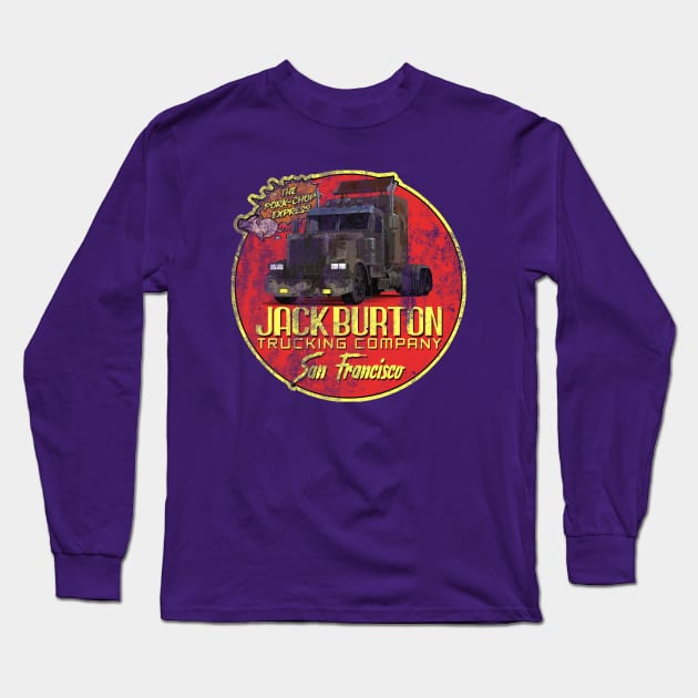 Jack Burton Trucking, distressed Long Sleeve T-Shirt by woodsman